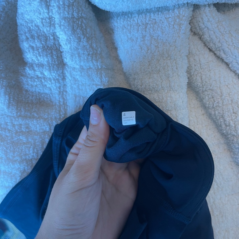 Lululemon High-Waisted Navy Mini Boot Leggings - Picture 6 of 6